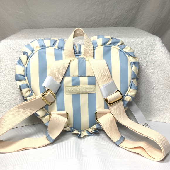 NWT Stoney Clover Lane Ruffle Mini Heart Backpack - Picture 2 of 8